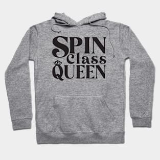 Spin Class Queen is a cute gift for spin bike exercise enthusiasts. Hoodie